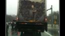 Truck advertisement scare