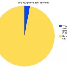 Why your parents don't let you out